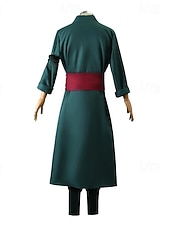 abordables Disfraces de anime-Aventurero del océano Swordsman Pirata del Sombrero de Paja Animé Traje de cosplay Accesorios Trajes De Cosplay Víspera de Todos los Santos Carnaval Disfraz Para Chico Niños Adulto