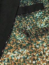 رجالي سترة عمل حفلة كوكتيل حفلة الزفاف موضة كاجوال الربيع الخريف بوليستر تدريجي ترتر جيب مريح صدر فردي سترة رياضية أزرق أرجواني ذهبي أخضر رخيصةأون سترات كلاسيكية للرجال-رجالي سترة عمل حفلة كوكتيل حفلة الزفاف موضة كاجوال الربيع الخريف بوليستر تدريجي ترتر جيب مريح صدر فردي سترة رياضية أزرق أرجواني ذهبي أخضر