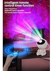preiswerte Weihnachtsgeschenklichter-Astronauten Sternprojektor Geschenk Galaxie Licht für Kinder 8 Modi Fernbedienung und 270 einstellbare LED-Lichter für Schlafzimmer Mädchen Zimmer Dekoration Heimkino Decke