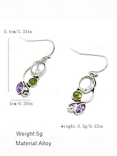 Недорогие Женская серьга-Женские серьги-подвески из лунного камня с винтажным серебряным дизайном, элегантные украшения в стиле бохо для вечеринок, свадеб и повседневной носки