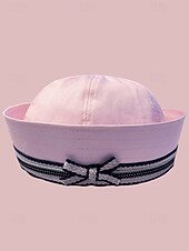 tanie Kapelusze damskie-Damska czapka marynarska z napisem z kryształków, stylowa czapka do strojów K-pop, na bal maskowy i jako dodatek do kostiumów scenicznych