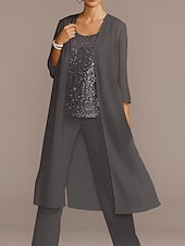 economico impacchi della madre-Shrug in Chiffon a Manica Trequarti Cappotto per Festa Sera Madre della Sposa Invitati al Matrimonio Semplice Wrap Nuziale in Colore Puro per impressionare