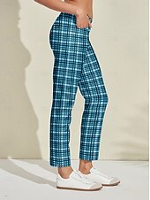 Women's Golf Pants Blue Pants / Trousers Ladies Golf Attire Clothes Outfits Wear Apparel4
