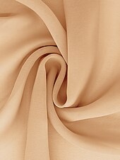 levne Polos formální / Koktejl-A-line šaty matky nevěsty Elegantní jednoduché V výstřih až na zem chiffon dlouhý rukáv s pevnou barvou