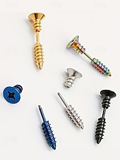 お買い得  ファッションアクセサリー-女性用ハロウィンステンレススチール製スクリューイヤリング - コスチュームパーティーやコスプレに最適なパンクゴシックスタッドジュエリー