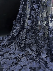 Недорогие Коктейльные платья-А-силуэт Вечернее платье Элегантный стиль Торжественное платье Официальные Свадьба В пол С короткими рукавами С открытыми плечами Сатин с Вышивка Аппликации 2025