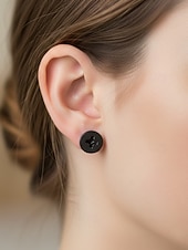 お買い得  ファッションアクセサリー-女性用ハロウィンステンレススチール製スクリューイヤリング - コスチュームパーティーやコスプレに最適なパンクゴシックスタッドジュエリー