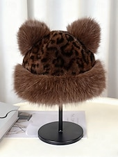 voordelige Dameshoeden-Dames Pluche hoed Hoedaccessoires Nepbont Elegant Vintage Modieus Herfst Winter