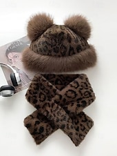 voordelige Dameshoeden-Dames Pluche hoed Hoedaccessoires Nepbont Elegant Vintage Modieus Herfst Winter