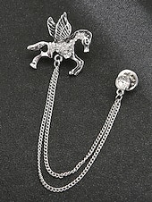 halpa Miesten solmiot ja rusetit-Miesten jouluinen rintaneula, jossa peura-, lohikäärme-, leijona- ja kruunuaiheet, metalliseosmateriaalia, juhlavia asusteita juhliin ja lahjoihin, useita kuvioita