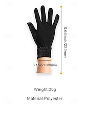 levne Vánoční doplňky-Dámské vánoční sametové rukavice – silné a teplé, měkké na dotek, ideální jako vánoční dárky a zimní módní doplňky