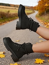 cheap Combat Boots-Women's Light Brown Lace-Up Combat Boots – Classic Vintage Style, Durable Outdoor Footwear for Hiking, Work and Everyday Wear