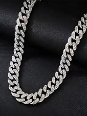 Недорогие Мужские украшения-мужское рождественское ожерелье с камнями из сплава и циркония, разных цветов, идеально подходит для праздничного образа и в качестве подарка