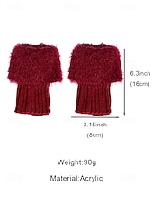 levne Dámské ponožky-Dámské manžety na boty z umělé kožešiny, nastavitelný akrylový úplet s plyšovými detaily, vánoční sváteční doplněk k obuvi v několika barvách