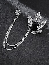 halpa Miesten solmiot ja rusetit-Miesten jouluinen rintaneula, jossa peura-, lohikäärme-, leijona- ja kruunuaiheet, metalliseosmateriaalia, juhlavia asusteita juhliin ja lahjoihin, useita kuvioita