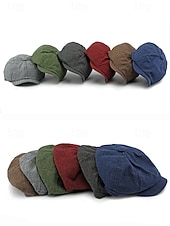 halpa Naisten hatut-Miesten jouluinen kalanruotokuvioinen newsboy-lippis, vintage-villasekoitteinen litteä lippis klassisella 8-paneelisella muotoilulla, monivärinen gatsby-tyylinen hattu talveksi, lomalle ja vapaa-aikaan