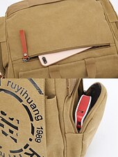 levne Pánské tašky-Pánská plátěná taška přes rameno s velkou kapacitou, vintage crossbody brašna na notebook, knihy a cestování