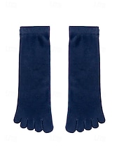 Недорогие Мужские перчатки-мужские носки из чистого хлопка – дышащие, удобные и стильные носки для повседневной носки и активного образа жизни, доступны в разных цветах