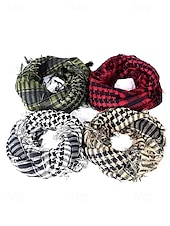 preiswerte Weihnachtsaccessoires-Weihnachtsschal für Herren – weiche, stylische und warme karierte Schals in mehreren Farben für Winterferien, Freizeitkleidung und Partys im Freien