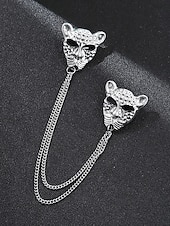 halpa Miesten solmiot ja rusetit-Miesten jouluinen rintaneula, jossa peura-, lohikäärme-, leijona- ja kruunuaiheet, metalliseosmateriaalia, juhlavia asusteita juhliin ja lahjoihin, useita kuvioita