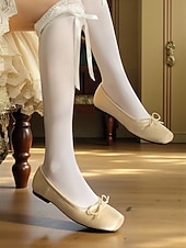  Женские балетки из розового атласа с завязками-лентами, элегантный и женственный дизайн, идеально подходят для занятий балетом, танцевальных выступлений и торжественных случаев.