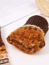 Недорогие Мужские перчатки-мужские рождественские перчатки для сенсорных экранов – теплые перчатки на флисовой подкладке с скандинавским вязаным рисунком – многоцветные варианты – идеально подходят для подарков на праздники и зимних мероприятий