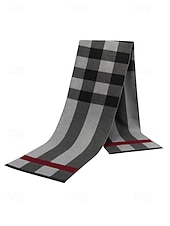 economico Cravatte e papillon da uomo-sciarpa scozzese natalizia da uomo, materiale in poliestere, vari colori, perfetta per la moda invernale e come regalo per le feste