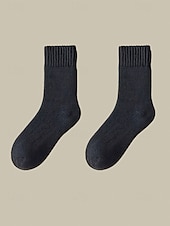 economico Guanti da uomo-calzini da uomo foderati in pile di cotone: calzini termici caldi e morbidi per l'inverno, le attività all'aperto e il comfort quotidiano