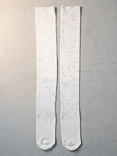 Χαμηλού Κόστους Γυναικείες κάλτσες-Γυναικείες κάλτσες μέχρι τους μηρούς με διακόσμηση στρας, λαμπερά ελαστικά καλσόν για γιορτές και πάρτι