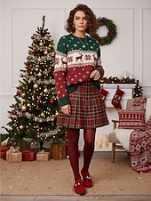 preiswerte Damenschnürschuhe-Rote Mokassin-Loafer für Damen mit Perlenschnürsenkeln – gemütliche Urlaubs-Slipper für Damen – ideal für Weihnachten, Winterkomfort und entspannte Tage