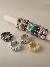 billige Damearmbånd-Dame Armbånd Akryl Legering Bohemsk Fritid Valentinsdag