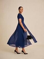 preiswerte Designer-Kleider &amp; Jumpsuits-Damen-Jumpsuit, blau, V-Ausschnitt, getäfeltes Design, zweiteilig, fließend, transparenter Look, Stretchstoff, lässig, Frühling, Sommer, Herbst