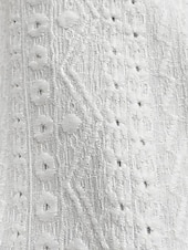 abordables Tops de Encaje-Mujer Camisa de encaje Blusa Tops elegantes Ribete de encaje Plano Elegante damas Clásico Media Manga Tops regulares Diario Trabajo Festivos Blanco Verano Primavera