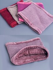 Недорогие Женские шляпы-Женский рождественский комплект из акриловой шапочки и гетры – уютный ребристый дизайн с бантом, доступен в нескольких цветах, идеально подходит для зимних каникул и торжественных случаев