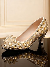preiswerte Klassische Pumps-Damen-Set aus Strass-Pumps und Clutch mit mehrfarbigen Kristallverzierungen – elegante passende Schuhe und Handtasche für formelle Anlässe und Cocktailpartys