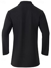 billige Trenchcoat for menn-Herre Ytterfrakk Trenchcoat Lang trenchcoat Feriereise Daglig Høst Vinter Polyester Vindtett Yttertøy Klær Mote Klassisk عادي Lomme Knaphul Enkeltkneppet