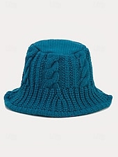abordables Chapeaux pour femmes-Chapeau bob en tricot de Noël pour femme, chapeau d'hiver en tricot torsadé chaud pour femme, bonnet doux et confortable pour les vacances, les vêtements d'extérieur et décontractés