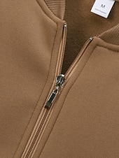 Недорогие Повседневные куртки-Муж. Легкая куртка Повседневная куртка Повседневные на открытом воздухе Карман Весна Осень Контрастных цветов Уличный стиль Стиль Воротник-стойка Обычная