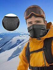 levne Pánské kravaty a motýlky-Pánský prodyšný termo nákrčník, větruodolná lyžařská maska na obličej, outdoorová sportovní kukla na cyklistiku, běh a zimní aktivity