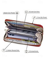 Χαμηλού Κόστους Πορτοφόλια-Γυναικείο χριστουγεννιάτικο πορτοφόλι μεγάλης χωρητικότητας, πολλαπλών χρωμάτων, από συνθετικό δέρμα με λεπτομέρεια φερμουάρ, κομψό και πρακτικό, ιδανικό για δώρο διακοπών και καθημερινή χρήση