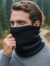 preiswerte Weihnachtsaccessoires-Herren-Winter-Halswärmer, Halstuch, Fleece-gefütterter Thermo-Schlauchschal, gemütliches Weihnachtsgeschenk für Outdoor-Sport, Skifahren und den Alltag