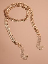 זול חתונה ACC-שרשרת קולר מכסף עם גדילים ואבני חן לנשים, תכשיטי שרשרת ארוכים נוצצים למסיבות חג המולד, מתנות לחג &amp;שמלות ערב