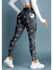 tanie Legginsy i legginsy do jogi-Damskie legginsy do pilatesu Spodnie fitness Legginsy na siłownie Kieszenie Opłata skarbowa Boczne kieszenie Pilates Siłownia Trening w siłowni Majtki Rajstopy Getry Czerwony Niebieski Zielony Sport