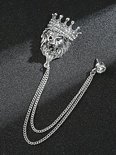 halpa Miesten solmiot ja rusetit-Miesten jouluinen rintaneula, jossa peura-, lohikäärme-, leijona- ja kruunuaiheet, metalliseosmateriaalia, juhlavia asusteita juhliin ja lahjoihin, useita kuvioita