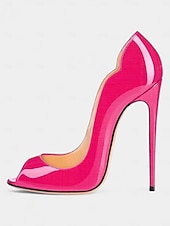 preiswerte Peep Toe Pumps-Damen Pumps mit goldenem Peep Toe und hohem Absatz, elegante Partyschuhe mit metallischem Stilettoabsatz für Weihnachtsfeiern, Abendveranstaltungen &amp;formelle Anlässe