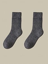 economico Guanti da uomo-calzini da uomo foderati in pile di cotone: calzini termici caldi e morbidi per l'inverno, le attività all'aperto e il comfort quotidiano