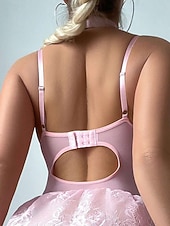 billiga Sovtoppar och underdelar till dam-Dam Sexiga underkläder Sexiga kroppar Spets Öppen ryggNightwearPolyester Utomhus Semester Hem Solid färg Mode söt stil Ljusblå Svart Vit Rodnande Rosa Marinblå Vår &amp; sommar Höst vinter