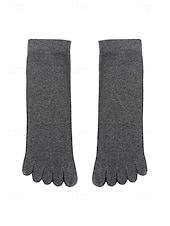 Недорогие Мужские перчатки-мужские носки из чистого хлопка – дышащие, удобные и стильные носки для повседневной носки и активного образа жизни, доступны в разных цветах