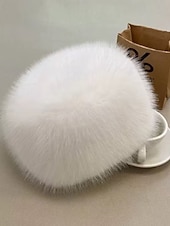 levne Klobouky-Dámské Teplá zimní čepice Denní Dovolená Pevná barva Polyester Na běžné nošení Zahřívací 1 PC