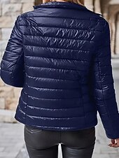 Damskie Płaszcz zimowy Dół Zatrzymujący ciepło Wygodny Zamek Kieszeń Codzienny Równina Urlop Dzienne zużycie Wyjściowe Weekend Regularny Kaptur Regularny Długi rękaw Odzież wierzchnia Granatowy Czarny tanie Kurtki puchowe-Damskie Płaszcz zimowy Dół Zatrzymujący ciepło Wygodny Zamek Kieszeń Codzienny Równina Urlop Dzienne zużycie Wyjściowe Weekend Regularny Kaptur Regularny Długi rękaw Odzież wierzchnia Granatowy Czarny